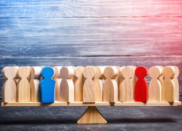 Depositphotos_617923436_DS467 People on scales are divided into two opposing groups. Appearance of opinion leaders, influencing others. Nomination of an elected candidate. Formation of political movements. Society split struggle SSUCv3H4sIAAAAAAAACnRRu27DMAzcC/QfDM0xqviROBk7ZO4edKBlJhYiS4YeLYog/17JsgIN7Sbekcc78f76UhSkB8MZORb3UPmaC+GM1WC5kh6mmxXXKAfUOYIDt0pzEDnYg2WjhAk9KJ0QAX4sJDEWrDNowrIVYmDx6jUi+JSIjs6xLhKxkH7CU+QD1SyQbDLGuD4wJ5i4CIKJiqv+0Xl3hks05u3EJUj2p+K666kXH58pMVxRsp8lVBZWo0CIYc+xldy+Leopjw9u4CpL/qUYiNBQZ0qz5ozLazam7LhcIo0x5aTVwQJJ/olQaobe2z4WF6+JCR/BGN8+JDxbxPzd1ZTtkcouAVZVMvhrhXJbV3W7o9t2v6dNXbXtYW2IFx6511nsJCFfsxsf8ug8OCDbQ0dpfalKWjFaNrTCsu9YU3bV0O32gA3bMf/xj18AAAD//wMA0AfuaasCAAA=